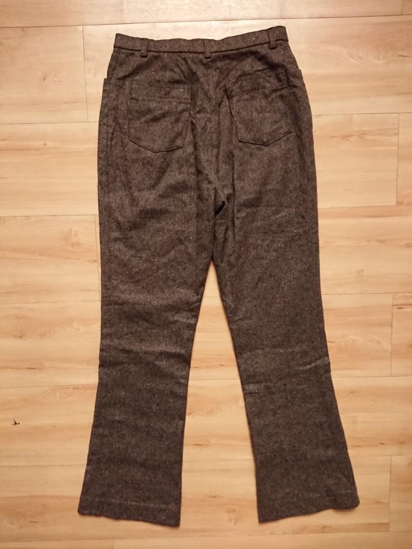SALE! | Dark Brown Wool Trousers 