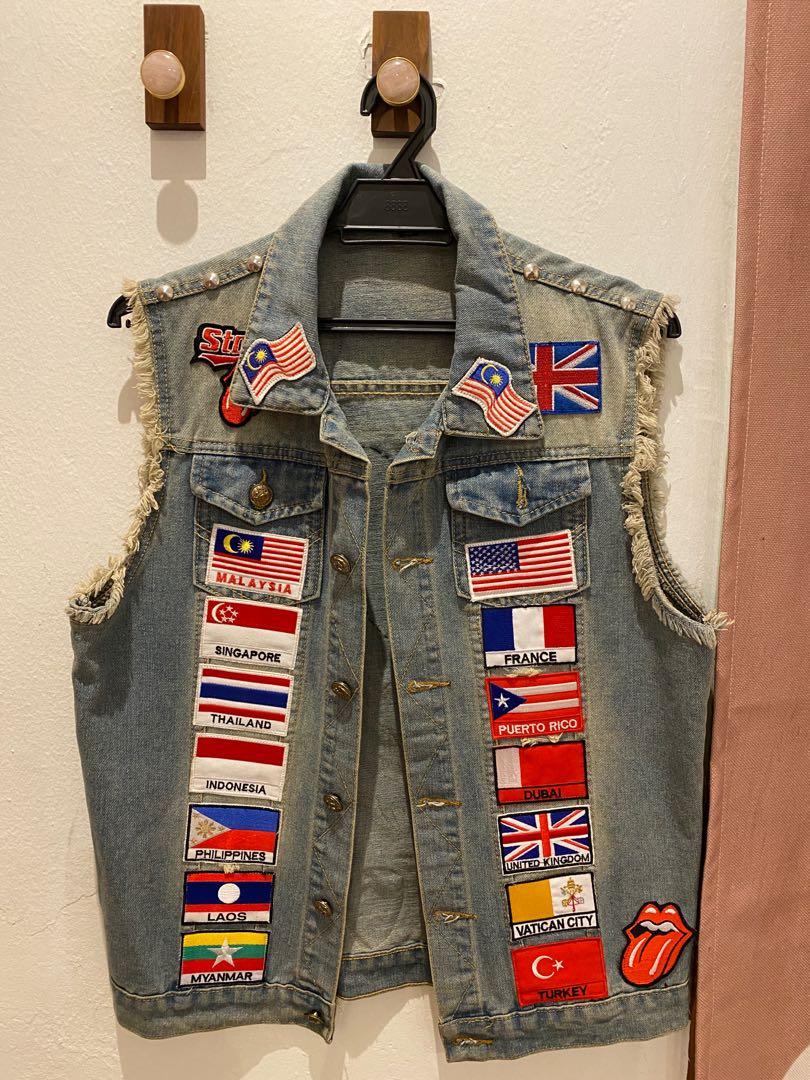 Denim Custom Jacket for Casual or Bikers