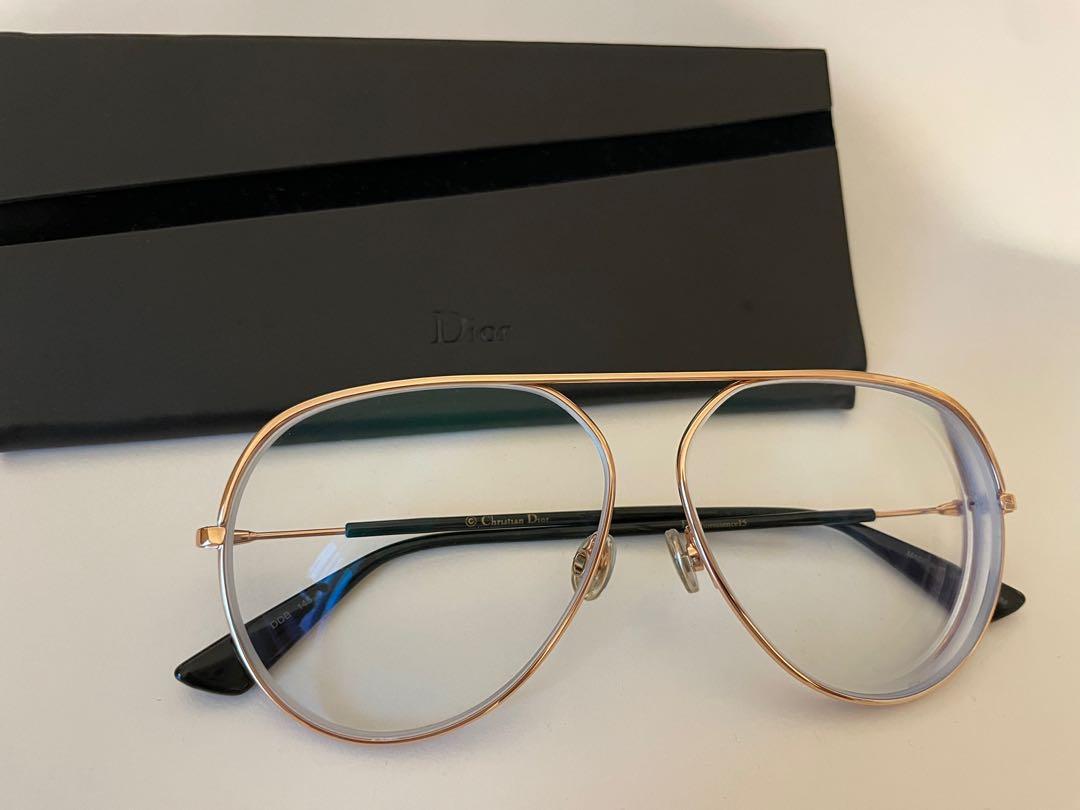 Dior Dioressence 15 Glasses frames In rose gold Men s Fashion Watches Accessories Sunglasses Eyewear on Carousell