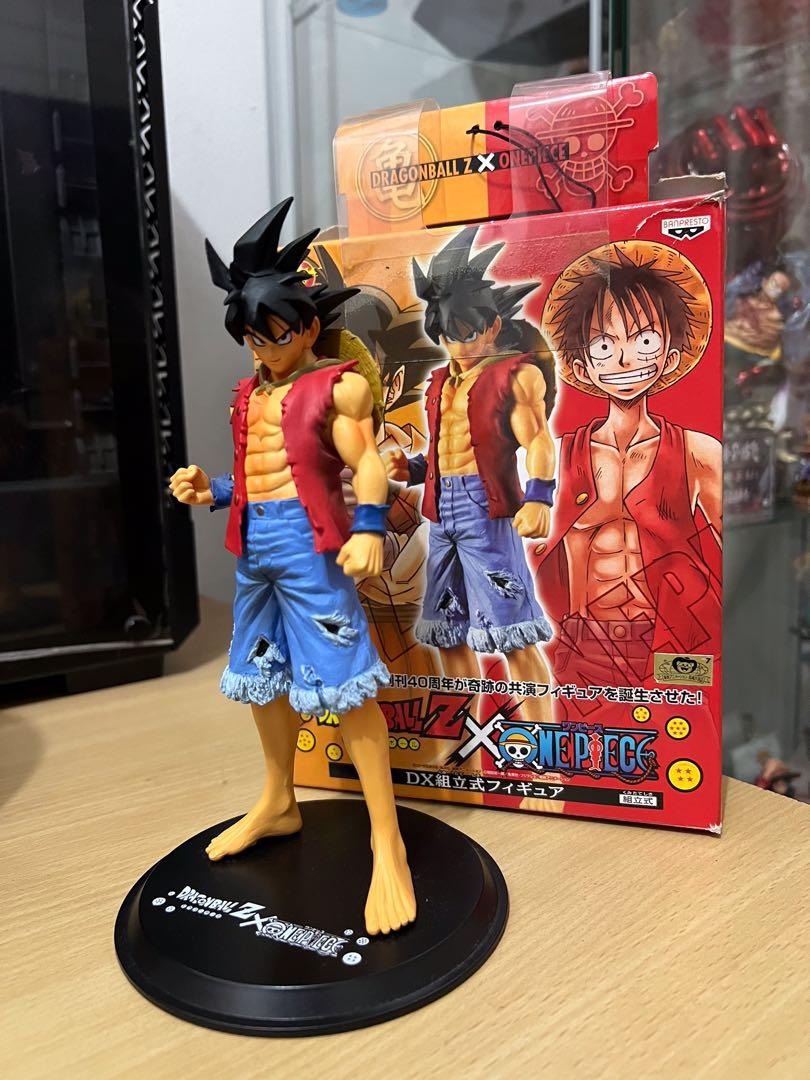 Dragon Ball Z x One Piece 40th DX Figure Luffy Style Goku