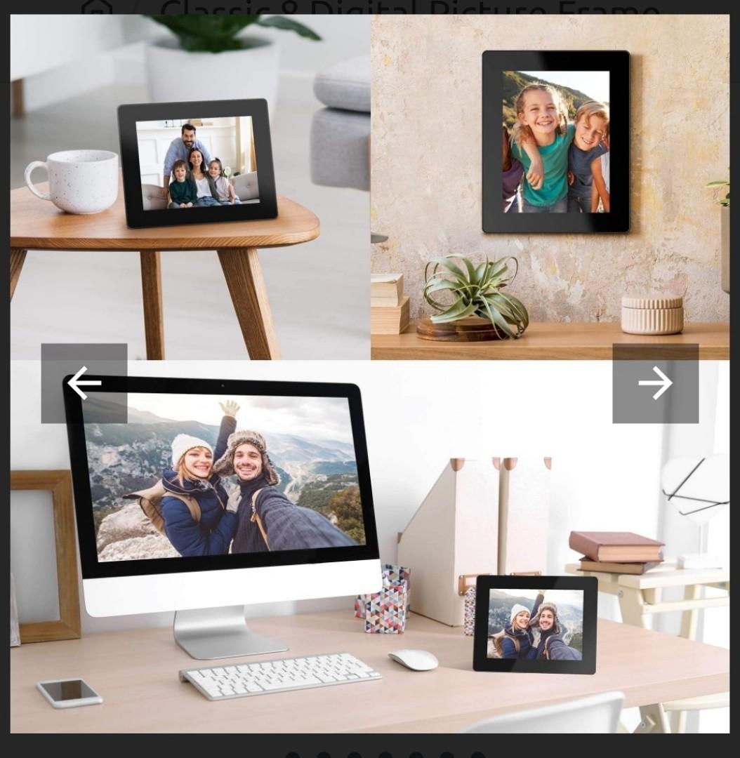 Dragon Touch Classic 8 Digital Photo Frame, Photography, Lens & Kits on
