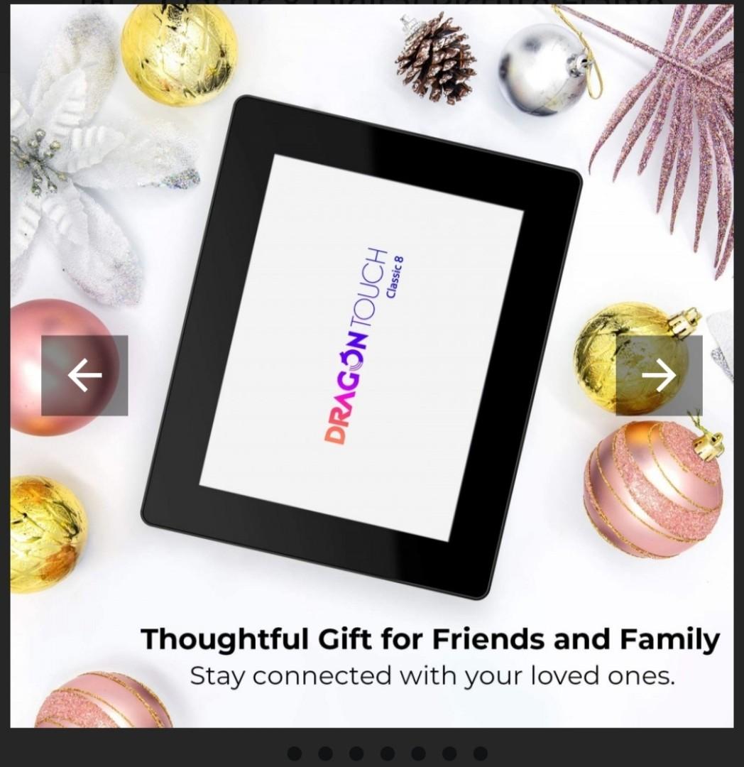 Dragon Touch Classic 8 Digital Photo Frame, Photography, Lens & Kits on