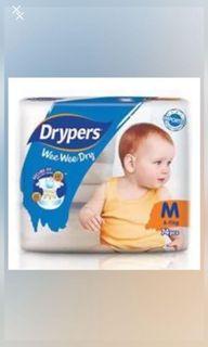 Drypers m tape