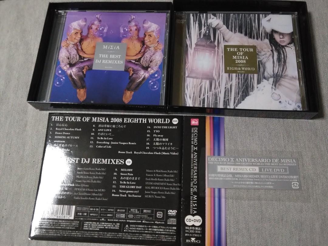 日本版DVD MISIA DECIMO X ANIVERSARIO DE MISIA THE TOUR OF MISIA 2008 EIGHTH  WORLD DVD + THE BEST DJ REMIXES CD 初回盤DVD+CD 米希亞