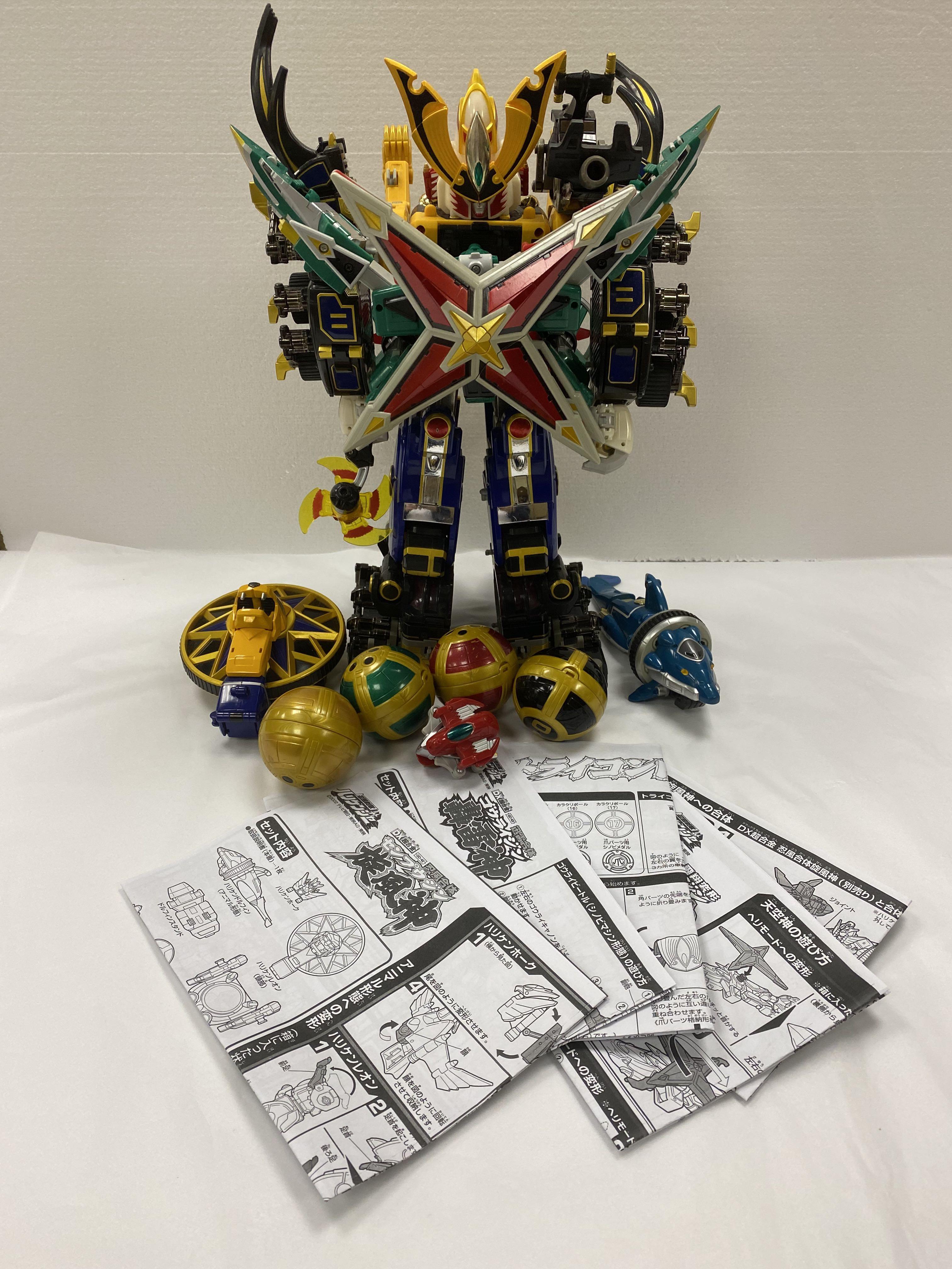 DX 超合金忍風戰隊天雷旋風神, 興趣及遊戲, 玩具& 遊戲類- Carousell