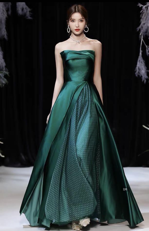 Green gala shop gown