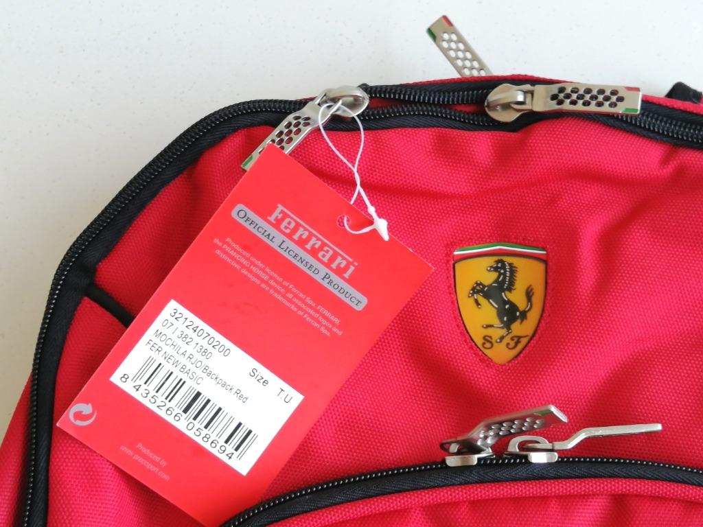 Ferrari Backpack 1 Genuine Multi compartment Ferrari Mochila