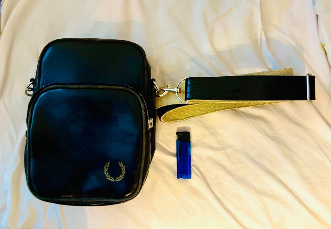 Fred Perry Classic Side Bag black Men s Fashion Bags Sling Bags