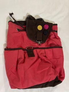 FREE  pink spacious backpack