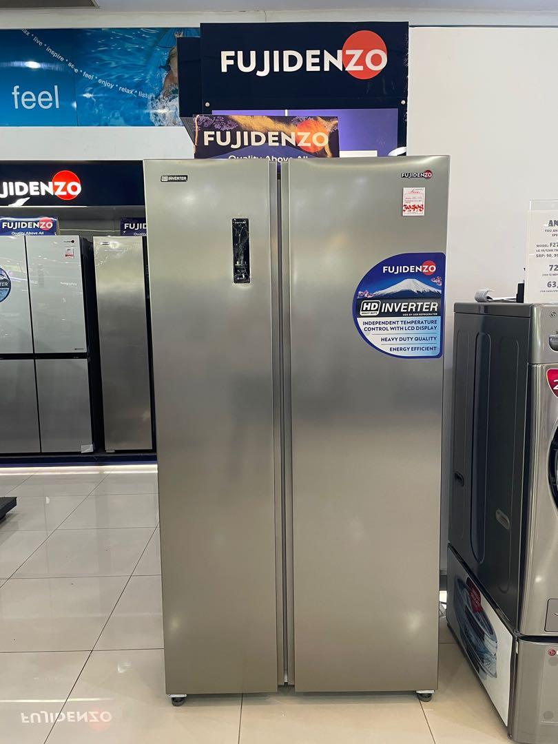 FUJIDENZO INVERTER SIDE BY SIDE AND BOTTOM MOUNT REFRIGERATOR., TV