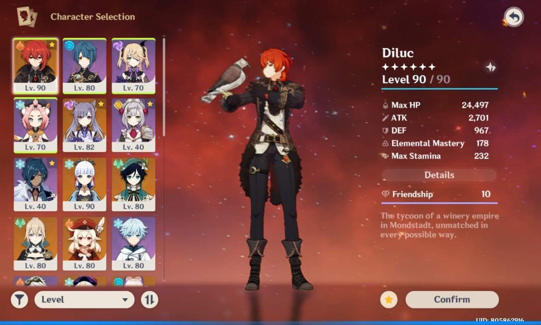 Genshin impact account, Video Gaming, Gaming Accessories, Game Gift