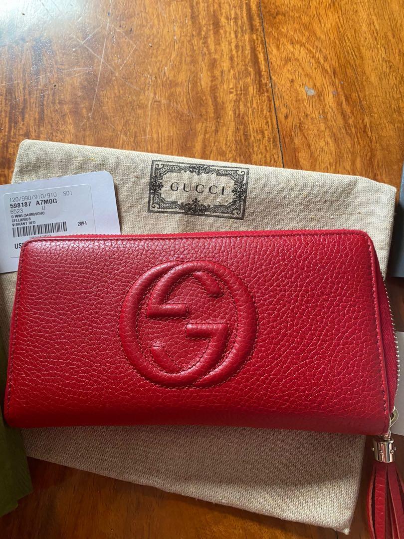 Gucci soho zip wallet