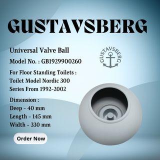 Gustaveberg Toilet Bowl Universal Valve Ball