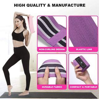 Hatha Yoga Resistance Band Non-Slip Elastic Exercise Band For Gym Fitness Workout Equipment