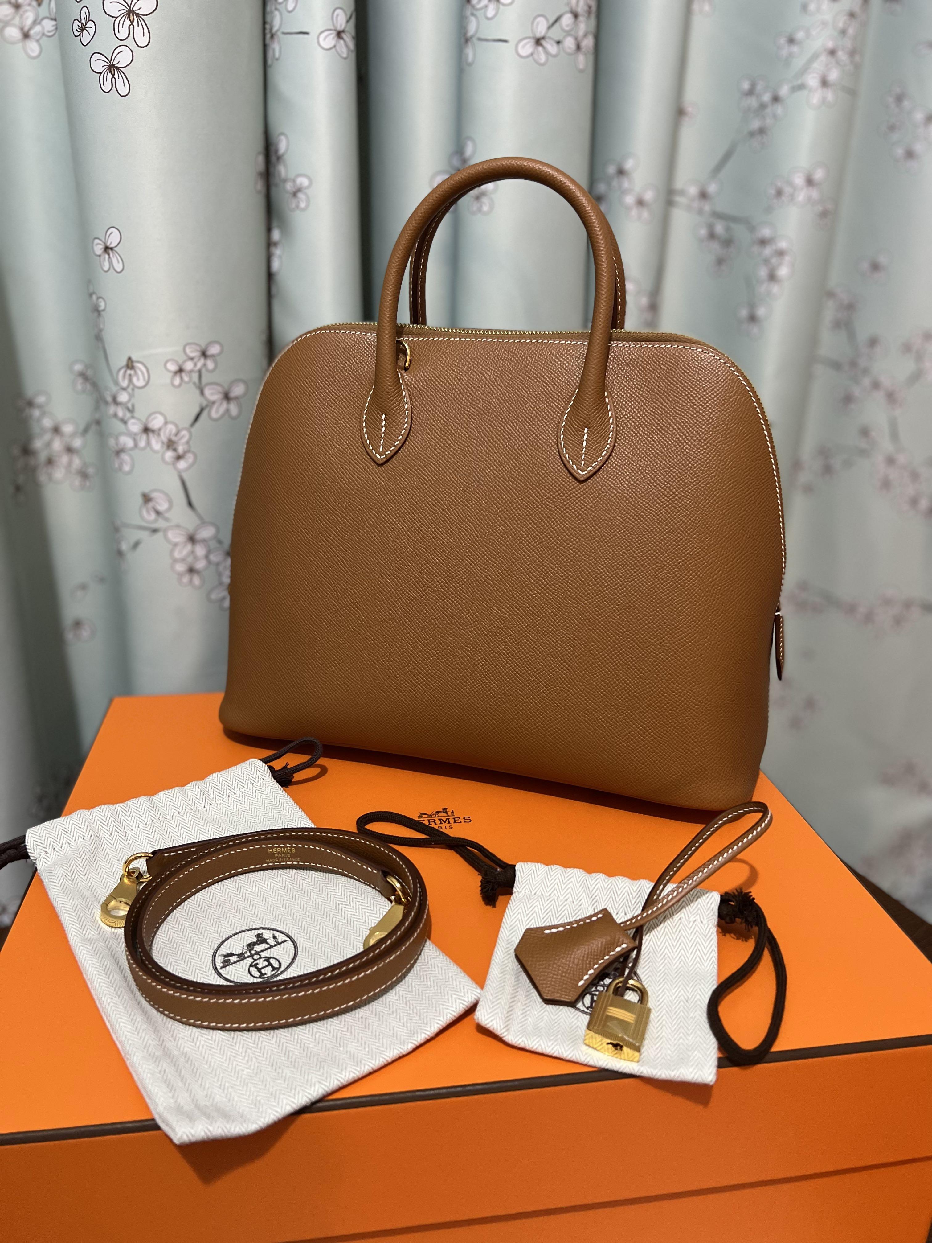 Hermes Bolide 1923 30 Gold GHW Carousell