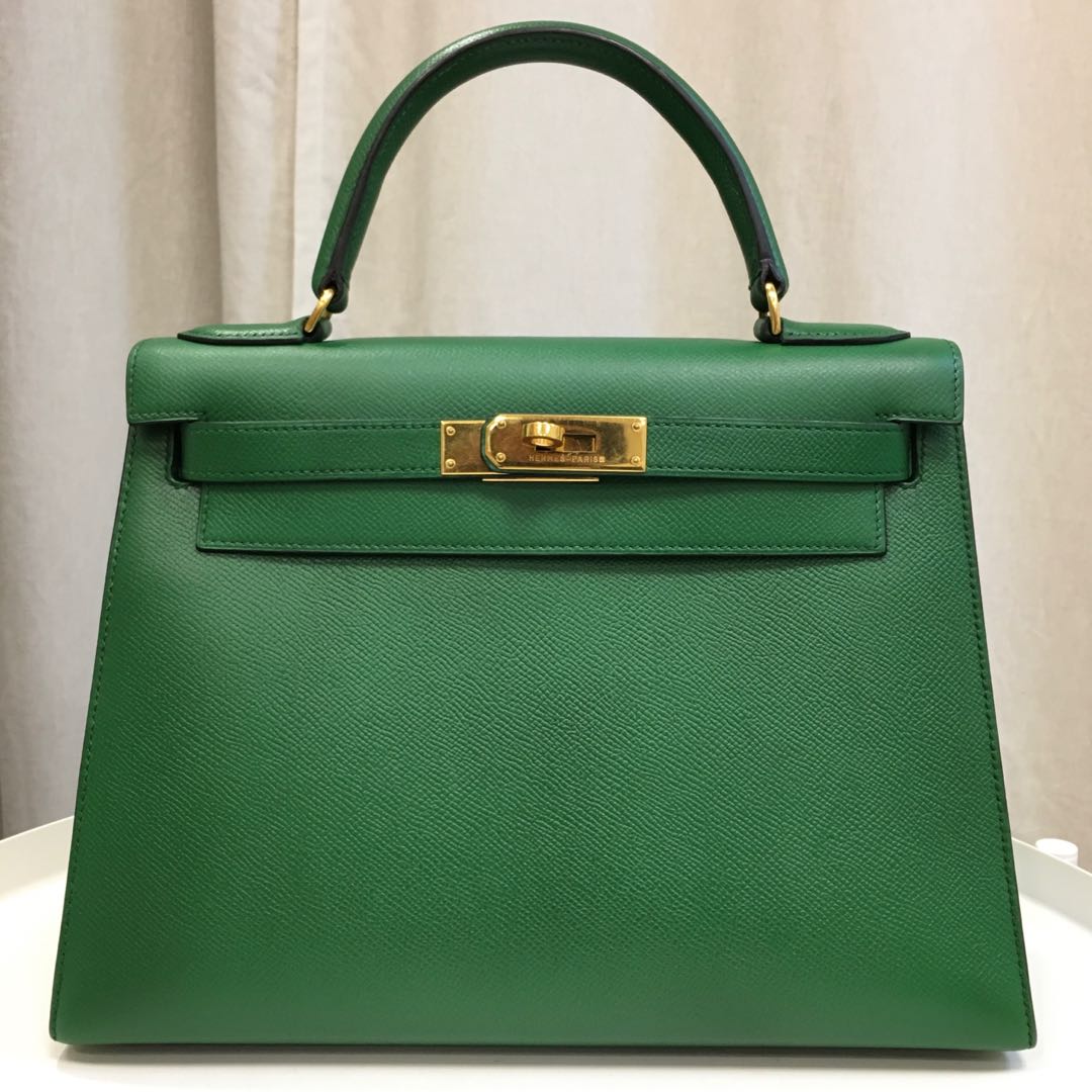 Hermès Epsom In-the-Loop To Go Pouch - Green Clutches, Handbags - HER474933