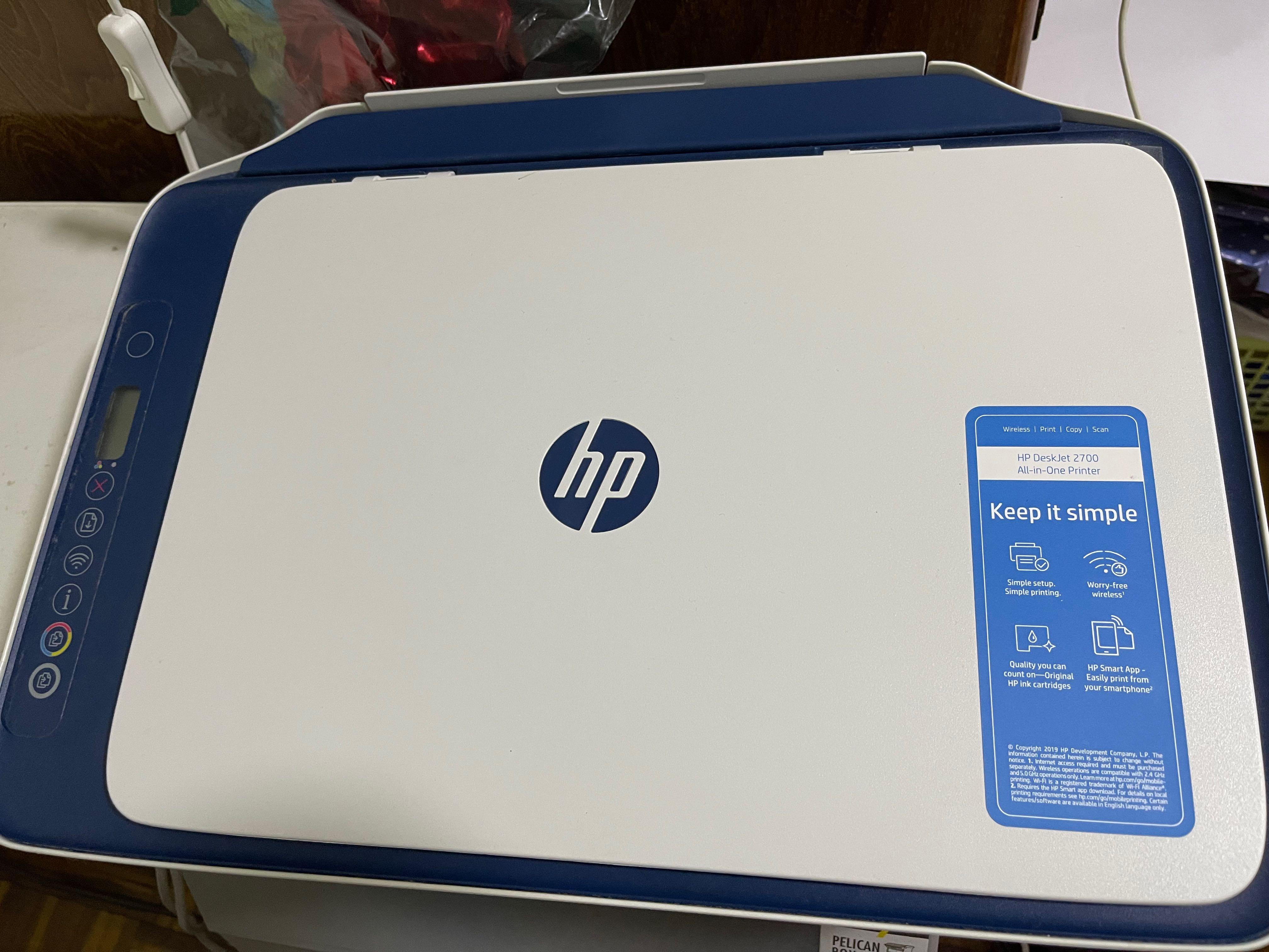 HP deskjet 2700 all in 1 printer
