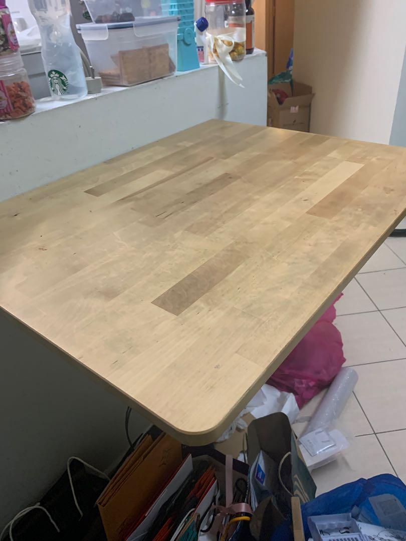 Ikea fold table Norberg, Furniture & Home Living, Furniture, Shelves