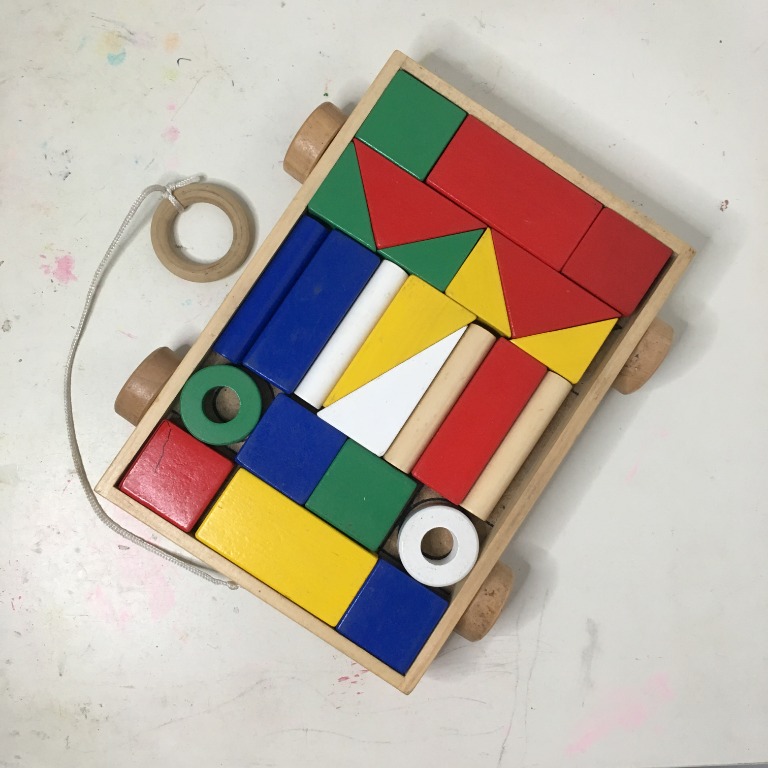 IKEA Mula Wooden Blocks, Hobbies & Toys, Toys & Games on Carousell