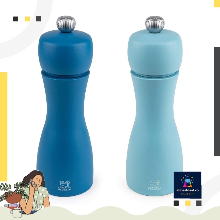 instock Peugeot Tahiti DUO Summer Salt and Pepper Mill Set 15cm 6
