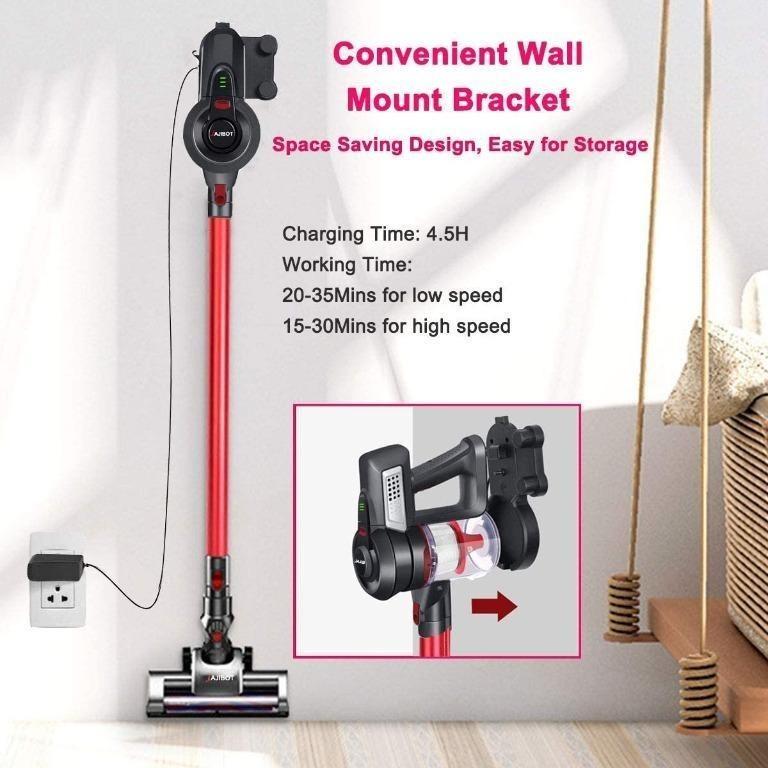 Jajibot 2 In 1 Cordless Vacuum Cleaner 12000Pa Powerful Suction with