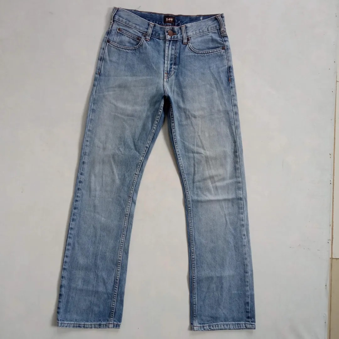 Jeans Lee Regular Fit Straight, Fesyen 