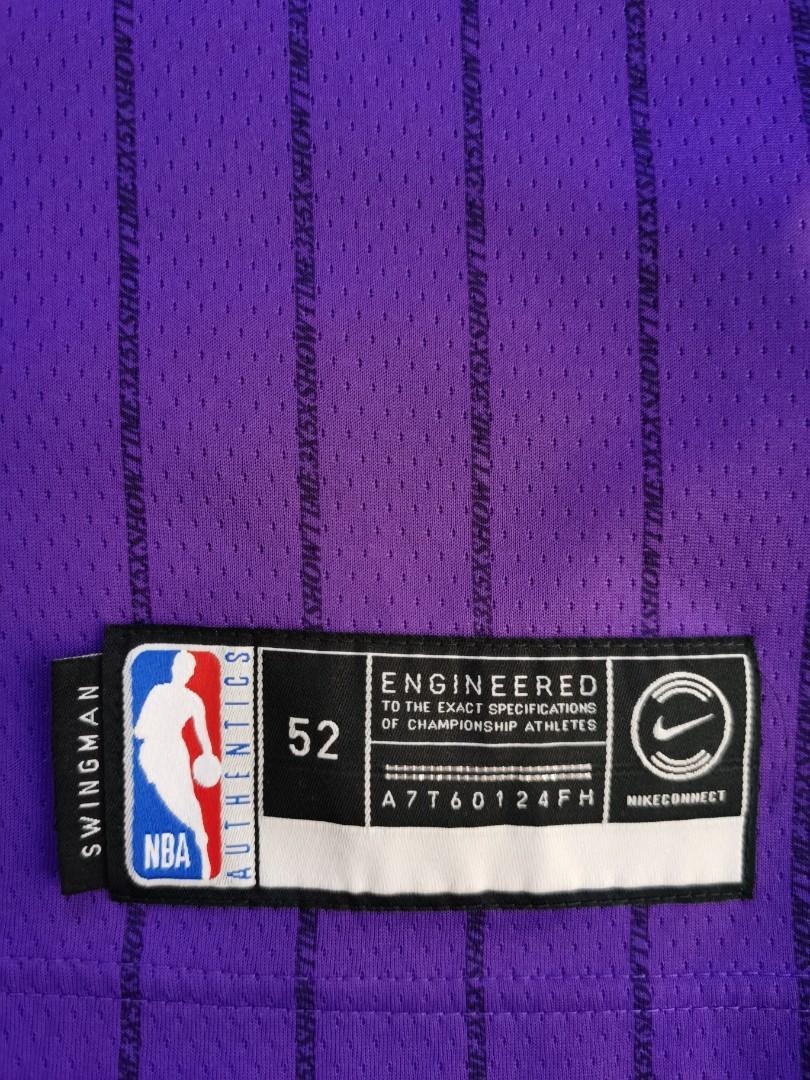 Jersey in frame nike connect la lakers 