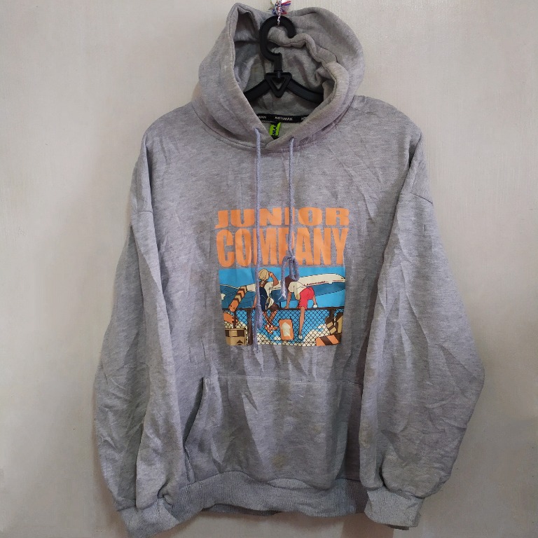 Junior Company Gray Korean Hoodie Jacket Men s Fashion Coats