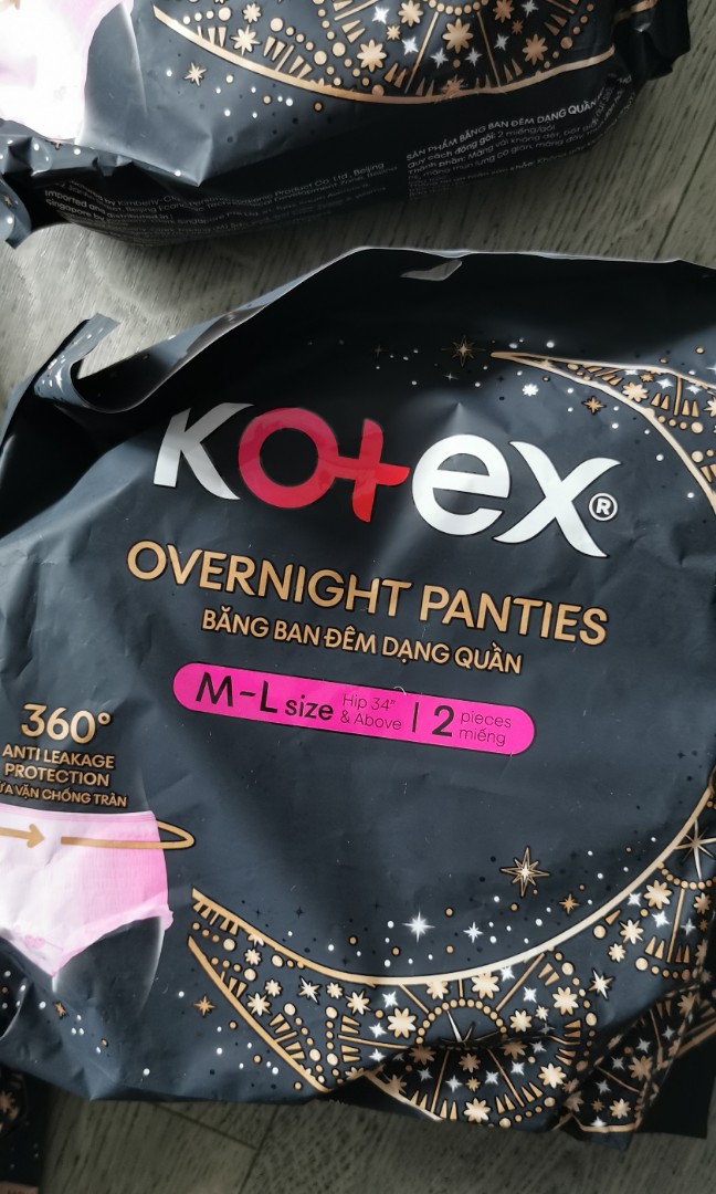 Kotex overnight panties, Babies & Kids, Maternity Care on Carousell