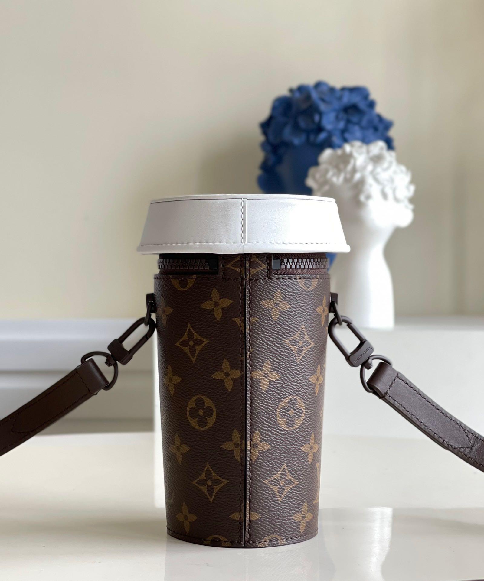 Authentic LOUIS VUITTON Everyday LV coffee cup M80812 Shoulder bag  #260-005