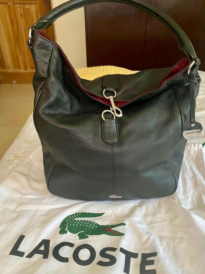 Lacoste Hobo Bag, Luxury, Bags & Wallets on Carousell