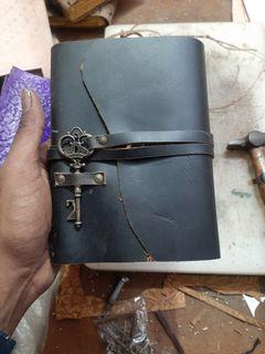 Leather journal grimoire journal vintage leather journal
