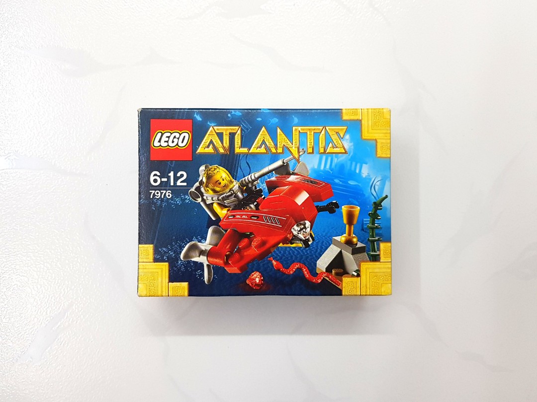 Lego Atlantis 7976 Ocean Speeder 2011 54pcs Good Condition Used Set with Excellently Preserved Box Hobbies Toys Toys Games on Carousell