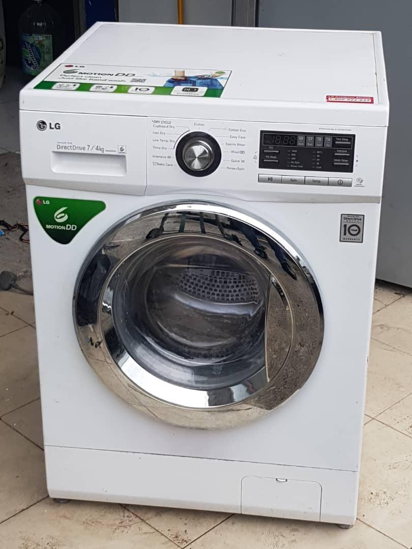 Lg washer dryer combo 7kg 4kg discount