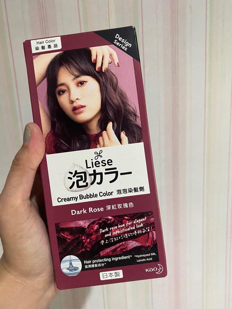 Liese Creamy Bubble Hair Color Dark Rose, Beauty & Personal Care