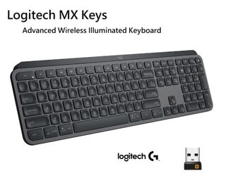 (Sold out! Out of stock! 售罄!) Logitech MX Keys Advanced Wireless Illuminated Keyboard – Logitech Smart Wireless Illuminated Keyboard with Tactile Responsive Typing and Backlighting; 100% Brand New Parallel Import!