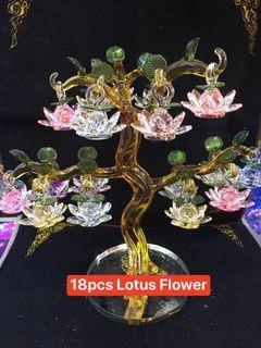 Lotus Crystal Tree Decor