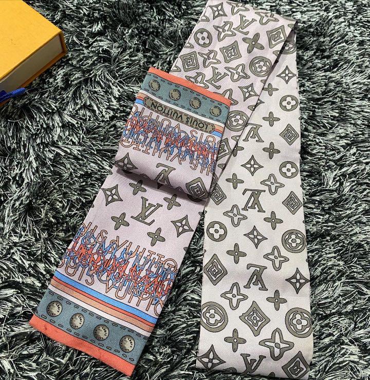 Louis Vuitton twilly (Category: Luxury Accessories) located in Quezon City. Submitted by luxury.xy (Listing ID 1162614902, Image 3). Description: 100% authentic Louis Vuitton twilly🌸 Normal signs of use Retails at ~20k+++ With box See photos for details P11,500 only! MOP: BDO/BPI/Paypal/Gcash Sf c/o buyer via Grab/LBC All sales are final!.