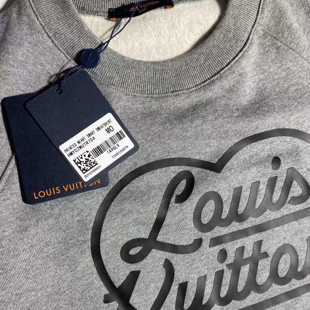 Louis Vuitton x Nigo Printed Heart T-shirt Light Grey
