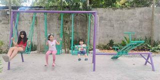 Made to order hevay duty, play ground swing, slide, seesaw