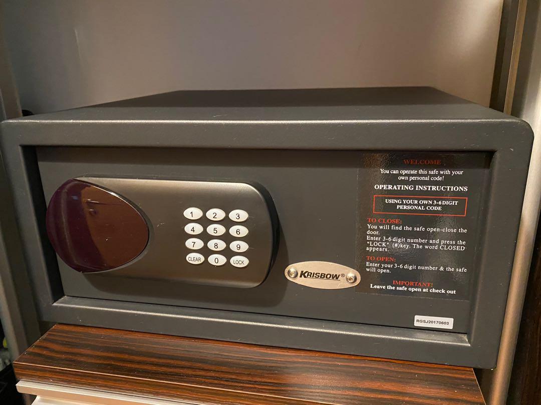 Manual Krisbow safety box, Furniture & Home Living, Security & Locks