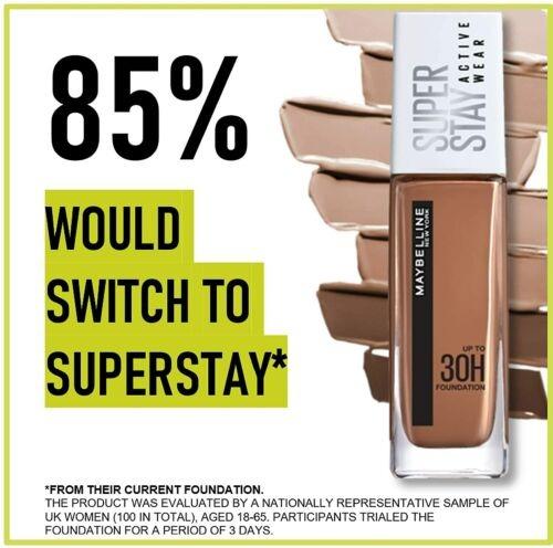 Maybelline New York Superstay Active Wear Full Coverage 30 Hour  Long-Lasting Liquid Foundation 20 Cameo, Beauty & Personal Care, Face,  Makeup on Carousell
