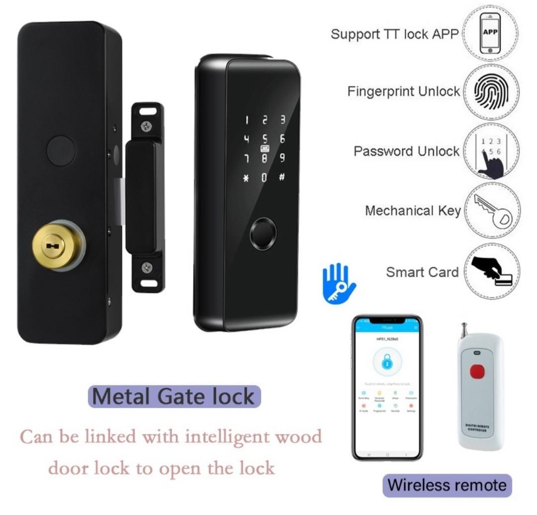 New stock arrived Metal gate digital lock HDB New stock in, Furniture