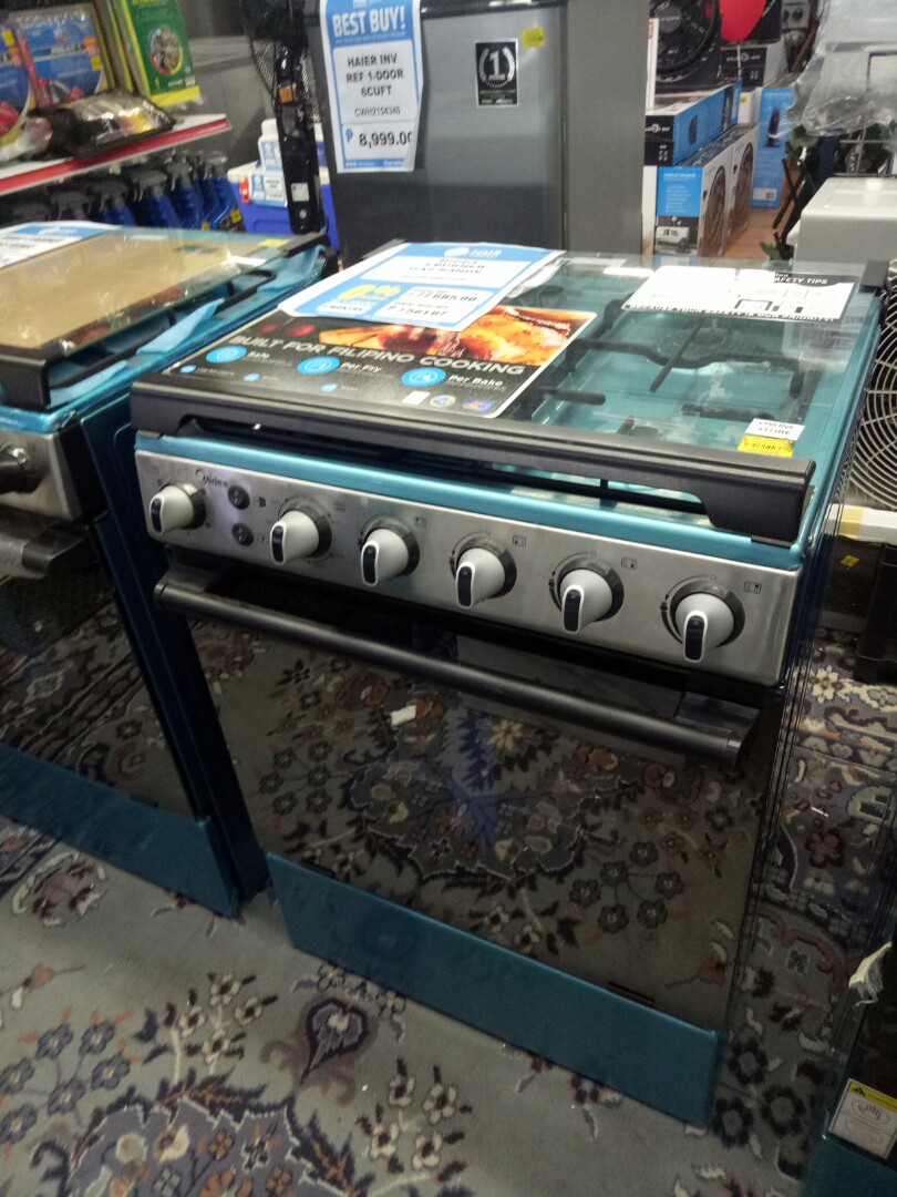 midea 4 burner gas range, Furniture & Home Living, Kitchenware