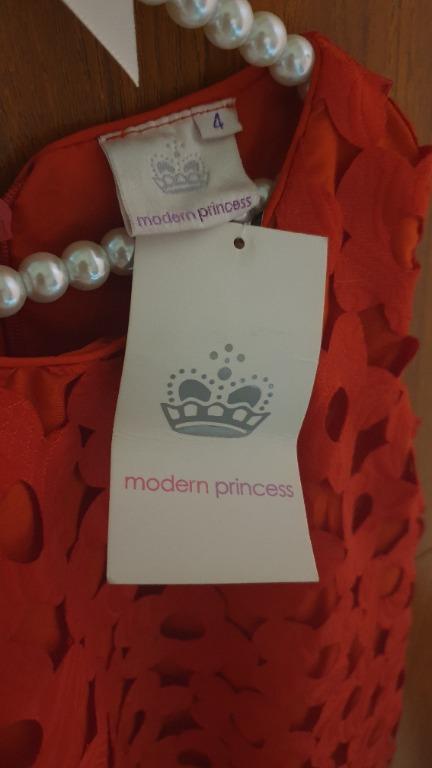 Modern Princess Red Dress (Category: Babies & Kids Fashion) located in Baguio. Submitted by formorecravings (Listing ID 1162747085, Image 2). Description: New with tags. Bought at SM Baguio. Original price at P700. Length is 25in (measured at the back) .