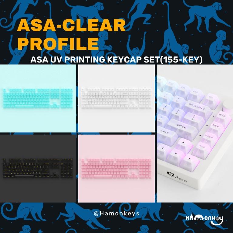 ASA Clear Keycap Set(155-Key)