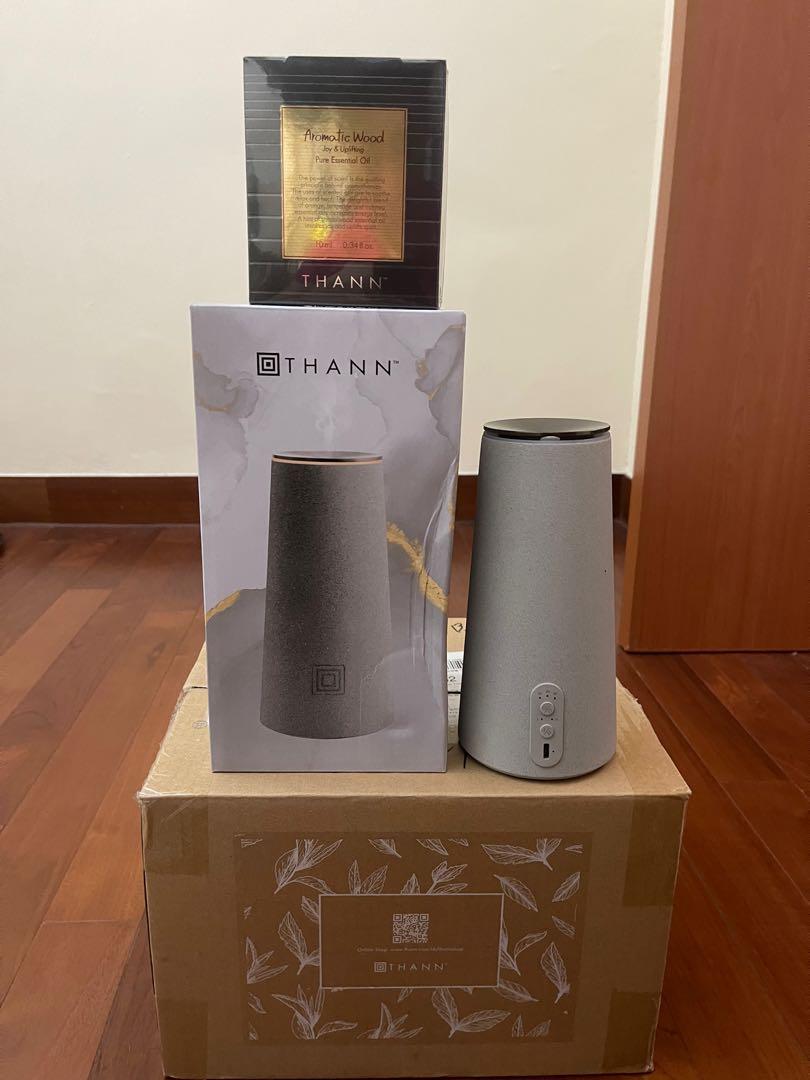 New THANN Volcano Electric Aroma Diffuser (Grey) Set, 傢俬＆家居, 家居香薰 Carousell