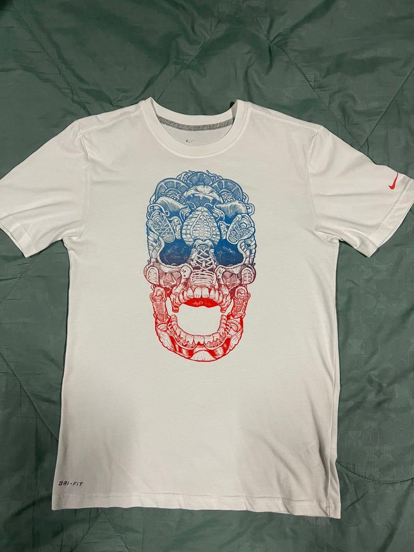 Nike skull shirt Men s Fashion Tops Sets Tshirts Polo