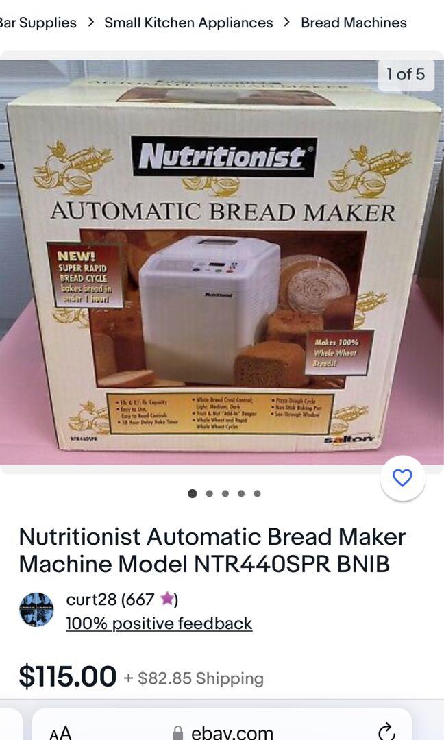 Nutritionist Automatic Bread Maker TV Home Appliances Kitchen