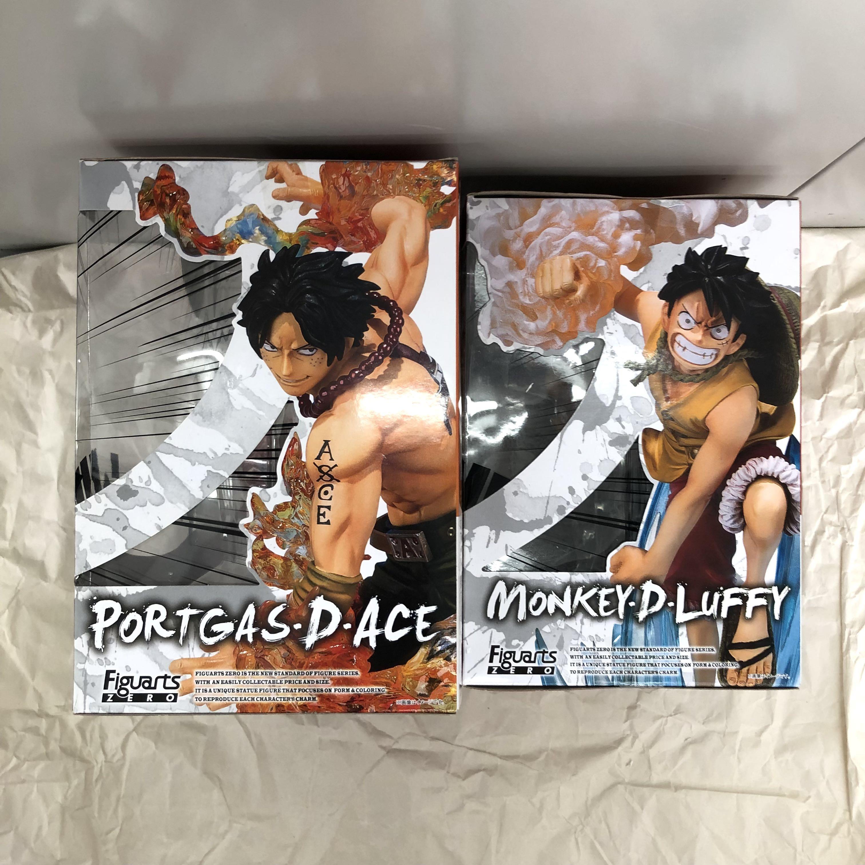 海賊王one Piece Figuarts Zero 兄弟の絆艾斯ace 路飛luffy 興趣及遊戲 玩具 遊戲類on Carousell